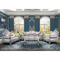 Kyani 5 - Piece Velvet Living Room Set