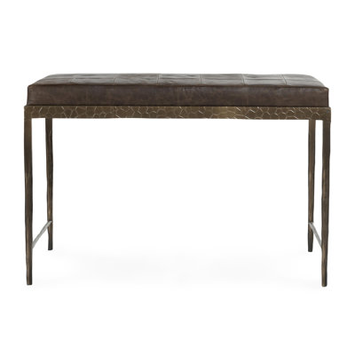 Malo Leather Bench by Classic Home