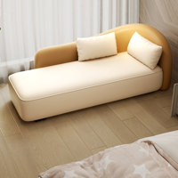 Lavetra Faux Leather Chaise Lounge by Hokku Designs