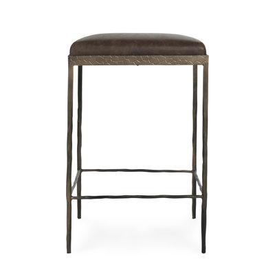 Bose Leather Counter Stool by Classic Home