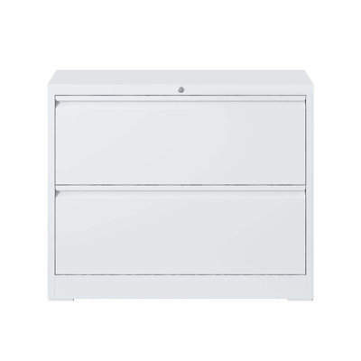 Esden Lockable Metal File Cabinet with 2 Drawer, for Home, Office by Ivy Bronx