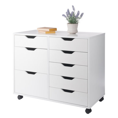 Amonie 6-Drawer Mobile Lateral Filing Cabinet by Ebern Designs