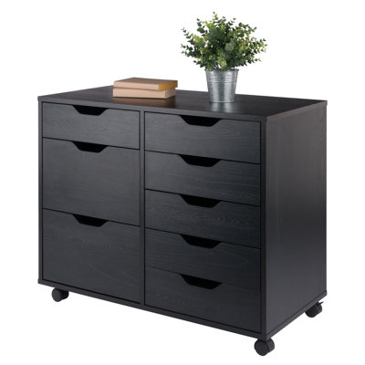 Amonie 6-Drawer Mobile Lateral Filing Cabinet by Ebern Designs