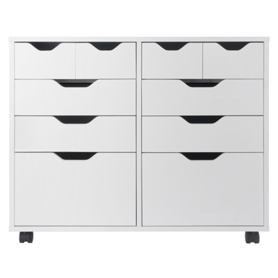 Amonie 8-Drawer Mobile Lateral Filing Cabinet by Ebern Designs