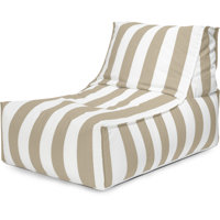 McLellen Upholstered Indoor/Outdoor Bean Bag Lounge Chair