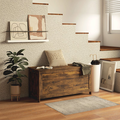Dereth Engineered Wood Camp Trunk / Footlocker by Millwood Pines