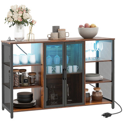 Fleeta Bar Cabinet by 17 Stories