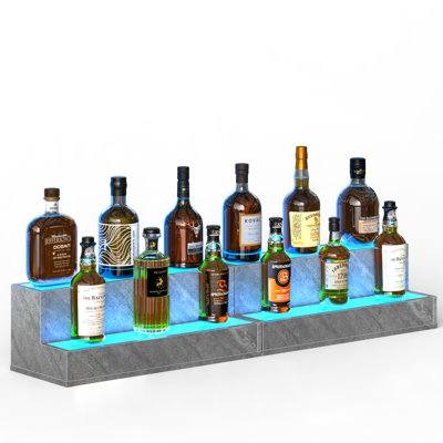 Kamarri Bottle Display Tabletop Wine Rack(Set of 2) by Latitude Run