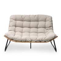 Lelsie 53.15" Wide Patio Loveseat by Red Barrel Studio