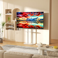 Tv Floor Stand For 40"-75" Height Adjustable Tv Mount by Latitude Run