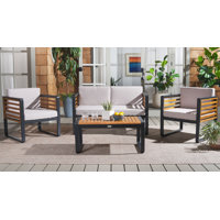 Gernulf 4 - Person Outdoor Seating Group with Cushions