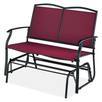 Steel Bench Loveseat Rocker by Red Barrel Studio
