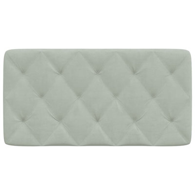Ebern Designs Headboard Cushion Velvet by Ebern Designs