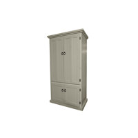Konstantinas 38.5" W Rectangle Armoire Desk and Cabinet by Red Barrel Studio