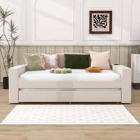 Loisann Upholstered Daybed with Trundle