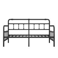 Daybed, Slat Support Sofa Bed Frame, No Box Spring Needed, Black by Winston Porter