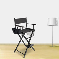 Taelon Folding Director Chair by Arlmont & Co.
