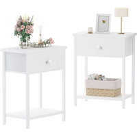 Jovianne Metal Nightstand by Ebern Designs