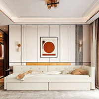 Arnhem Upholstered Daybed with USB and 2 Drawers by Latitude Run