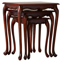 Aniyiah 3 Piece 4 Legs Nesting Tables Set by Lark Manor