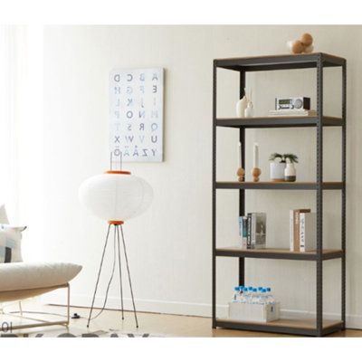 Storage Shelves -  5 Tier Adjustable Garage Storage Shelving, Heavy Duty Metal Storage Utility Rack Shelf Unit For Warehouse Pantry Closet Kitchen, 23 by 17 Stories
