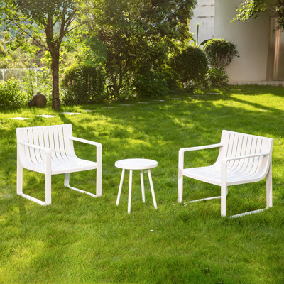 Werph 2 Person Patio Furniture Set, Outdoor Furniture Patio Table and Chairs Set