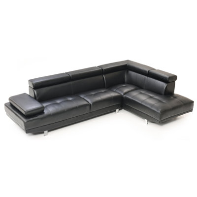 L Shape Sectional Sofa Couch,upholstered sectionals Without Ottoman by Ivy Bronx