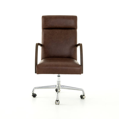 Charton Genuine Leather Executive Chair by Four Hands