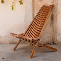 Wood Folding Adirondack Chair by George Oliver