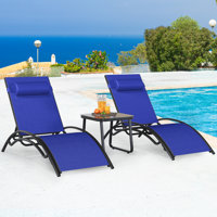Outdoor Lounge Chair And Side Table (set of 2 with Table)