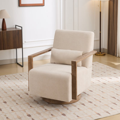 Ahmid Swivel Armchair by Ebern Designs