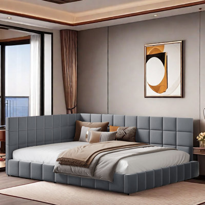 Kadesia L-shaped Upholstered Daybed by Latitude Run