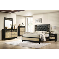 Modern & Contemporary Bedroom Set Made With Wood,Suitable For All Scenarios by George Oliver