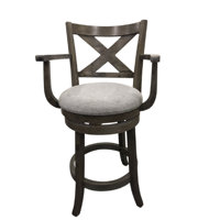 Chritopher Deluxe Swivel Barstool - Set of 2