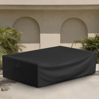 Patio Conversation Cover, Heavy-duty Waterproof Patio Furniture Cover by Arlmont & Co.