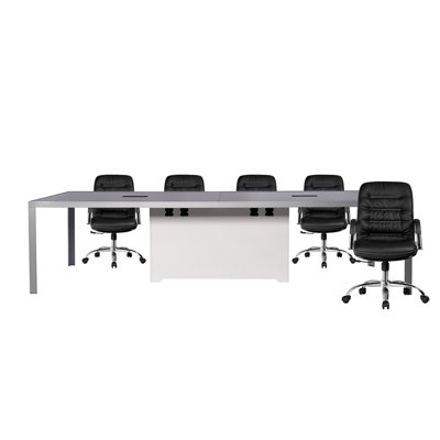 ZH-C0224-36 Meeting Table | 12 Chair & Table Set | by Inbox Zero
