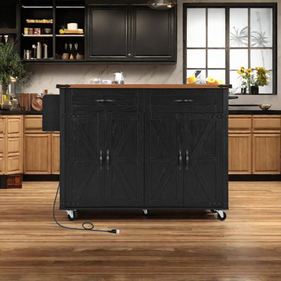Babajide Kitchen Island by Red Barrel Studio
