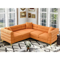 Ramirah 81.5“ L-Shaped Corner Sectional Couch with 3 Pillow