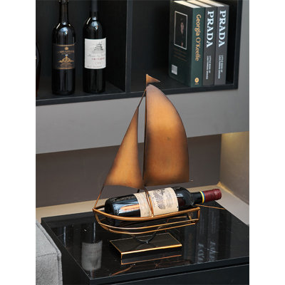 Aason Sailboat Wine Rack by Breakwater Bay