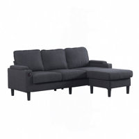 3 - Piece Modular L-Shaped Sofa With Removable Storage Ottoman And USB Ports & Cup Holder by Ebern Designs