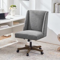 Swivel Chenille Deep Seating Task Chair
