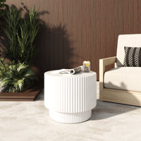 Stanbridge Modern Concrete End Table by Birch Lane