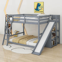 Jennamarie Kids Full Over Full Bunk Bed by Harriet Bee