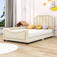 Twin Upholstered Daybed with Headboard by Red Barrel Studio