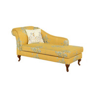 Tabathia Upholstered Chaise Lounge by Canora Grey