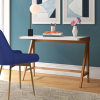 Millhouse Solid Wood Writing Desk by Ebern Designs