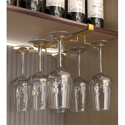 Hanging Wine Glass Rack by Red Barrel Studio