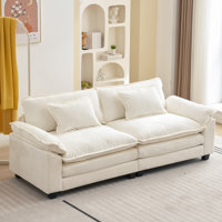 Adonia 86“ Comfy Cloud Couch Loveseat Sofa for Living Room Bedroom by Latitude Run