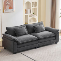 Adonia 86“ Comfy Cloud Couch Loveseat Sofa for Living Room Bedroom by Latitude Run