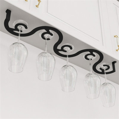 Black Wine Cabinet Glass Rack by Wildon Home
